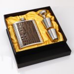 7 Oz Two-cylinder Stainless Steel Hip Flask