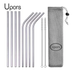 Reusable 304 Stainless Steel Drinking Straws