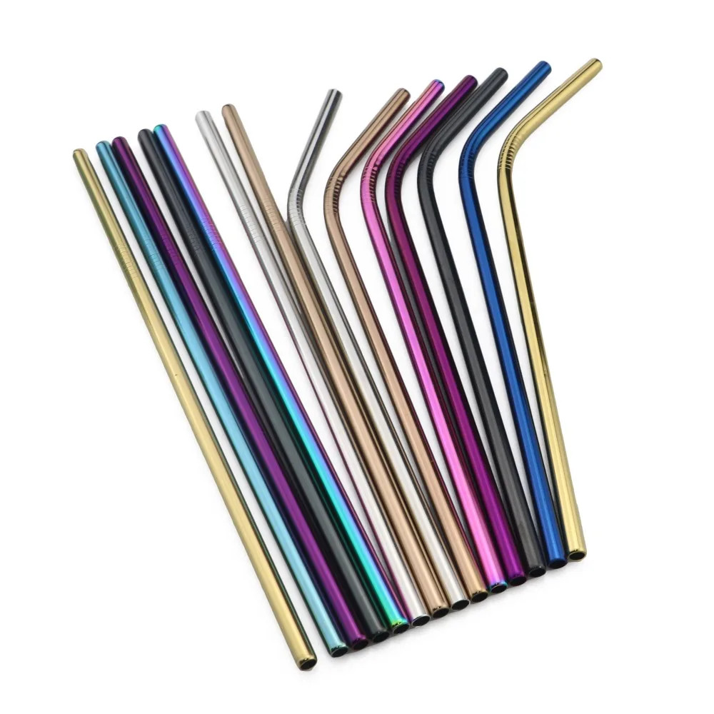 HTB1G_9hX2WG3KVjSZPcq6zkbXXax-1.webp Colorful Metal Straws Set - Image 1