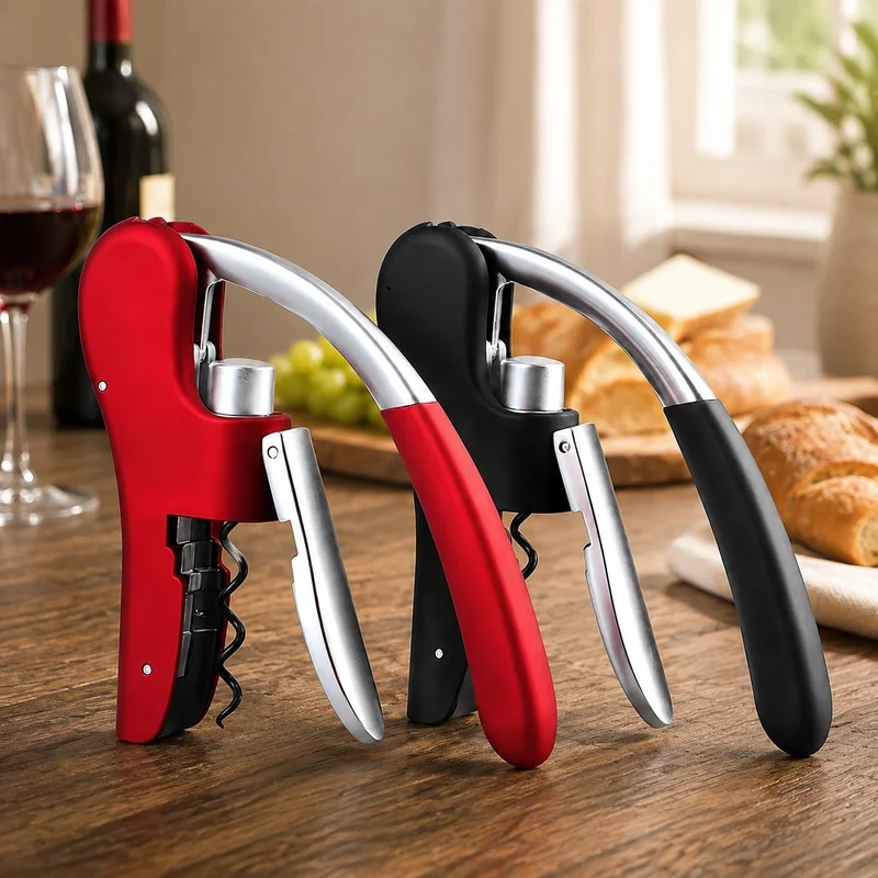S6e49572e6e5347fb87049a603a11a475u.webp Heavy-Duty Zinc Alloy Wine Corkscrew - Image 1