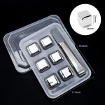 Reusable Stainless Steel Whiskey Ice Cubes Set