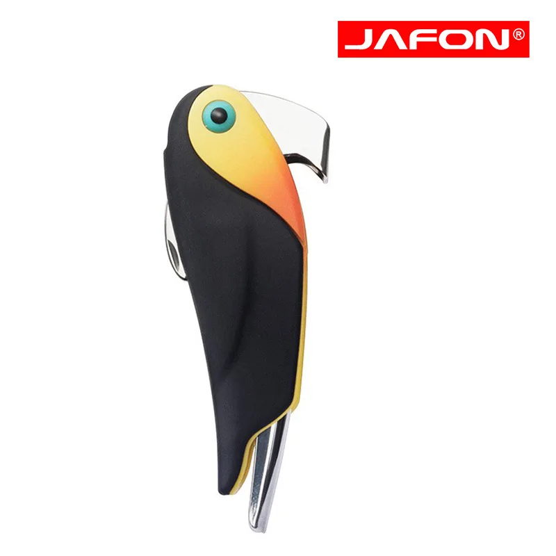 S7b799c66c7104f679a63926d33e3d277W.webp Bird-Shaped Stainless Steel Wine Corkscrew - Image 1