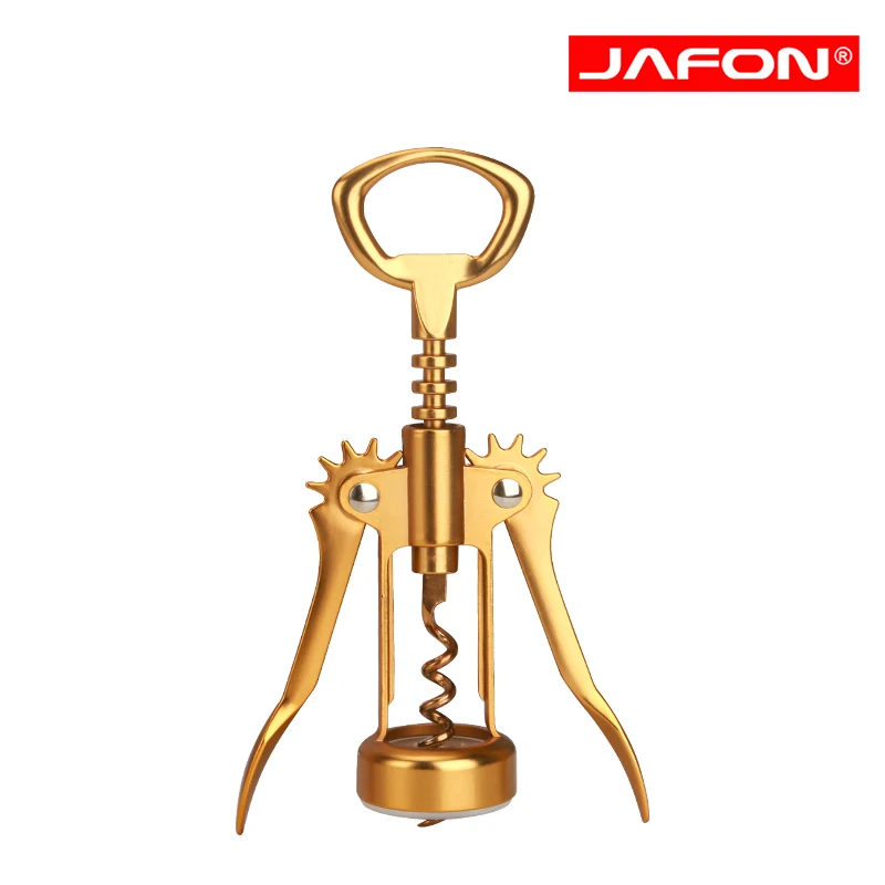 S80d0da63d9234dde9b806107dc057571L.webp Dark Gold Winged Wine Corkscrew Set - Image 1
