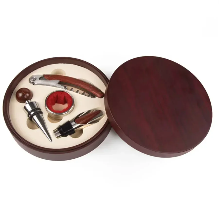 Sa8f4ef04def440ab9e54b6314efb0d71p.webp Seahorse Wine Bottle Opener Gift Set - Image 1