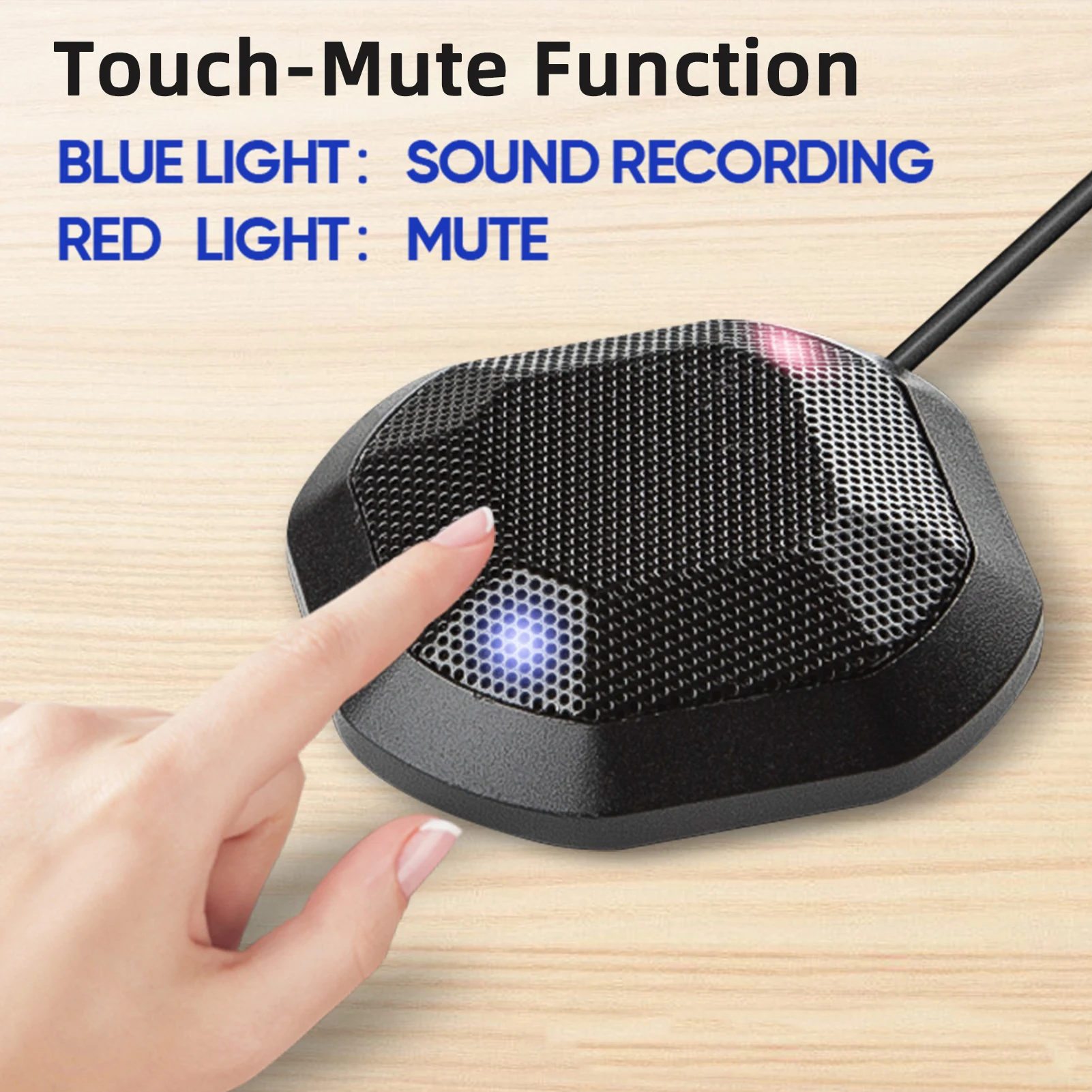 Sf76fb0d9264346f3b6b02649bd2bc8e2u.webp USB Conference Microphone - Image 1